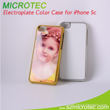Sublimation Electroplate Color Photo Case for iPhone 5c